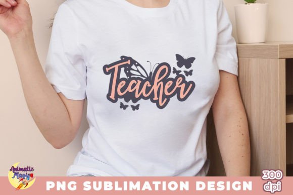 Butterflies Teacher PNG Sublimation Review