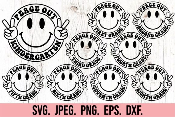 Celebrate the End of School Year with Peace out Grade Bundle