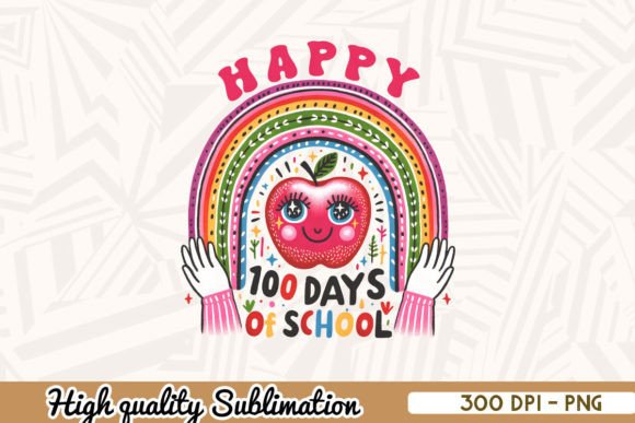 Celebrating 100 Days with Happy 100 Days of School PNG