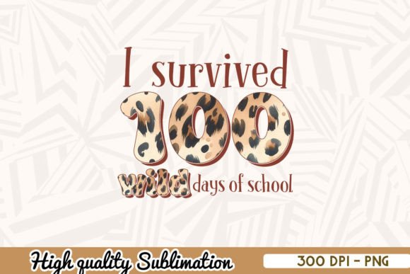 Celebrating Milestones: I Survived 100 Days of School Png