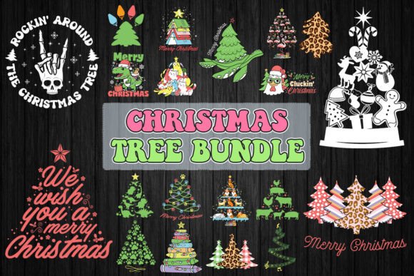 Christmas Tree Bundle SVG: A Festive Embroidery Delight