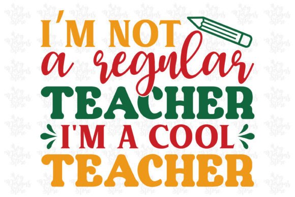 Cool Teacher Embroidery Design: A Stylish Twist