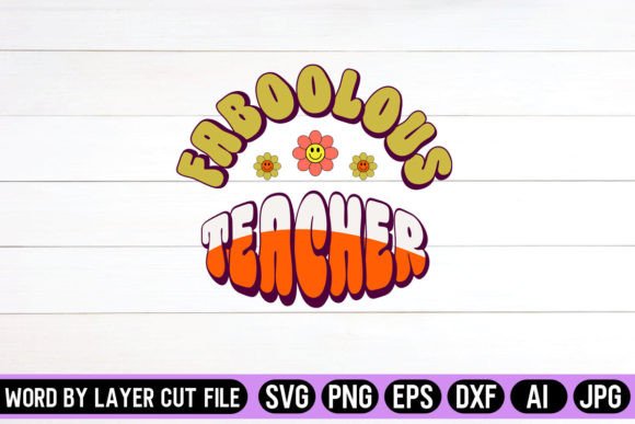 Faboolous Teacher Retro Design: A Versatile Embroidery Gem