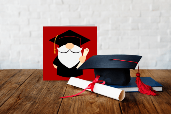 Graduation Gnome SVG: A Charming Embroidery Design
