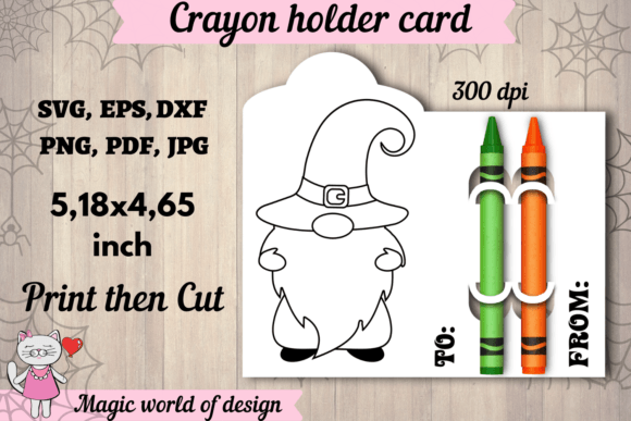 Halloween Gnome Coloring Card SVG: A Designer's Review