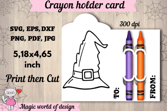 Halloween Witch Hat Coloring Card SVG Review