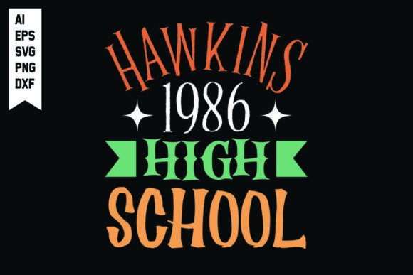Hawkins 1986 High School: A Nostalgic Embroidery Gem