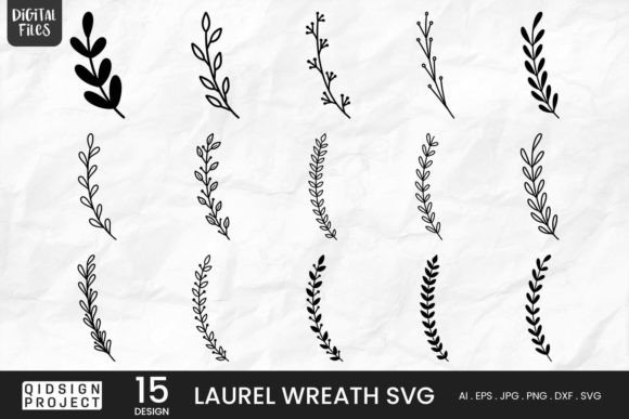Laurel Wreath SVG: A Versatile Design for Embroidery
