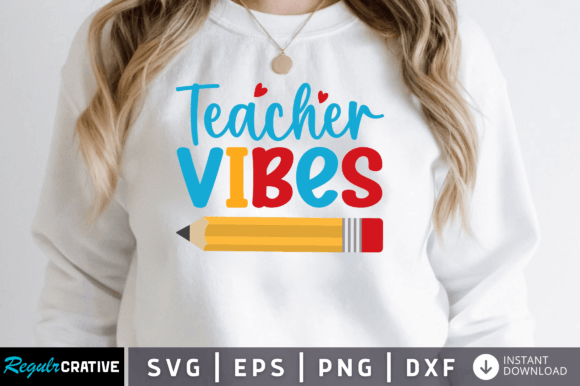 Teacher Vibes Png: A Versatile Design for Educators
