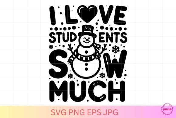 Winter, Teacher, Snow Much: A Charming Embroidery Design